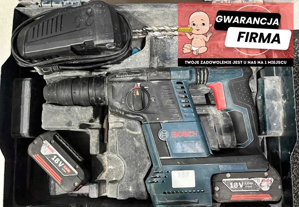 Młoto-Wiertarka Bosch GBH 18V-26 F| Używana | Sprawna | 2 Aku |