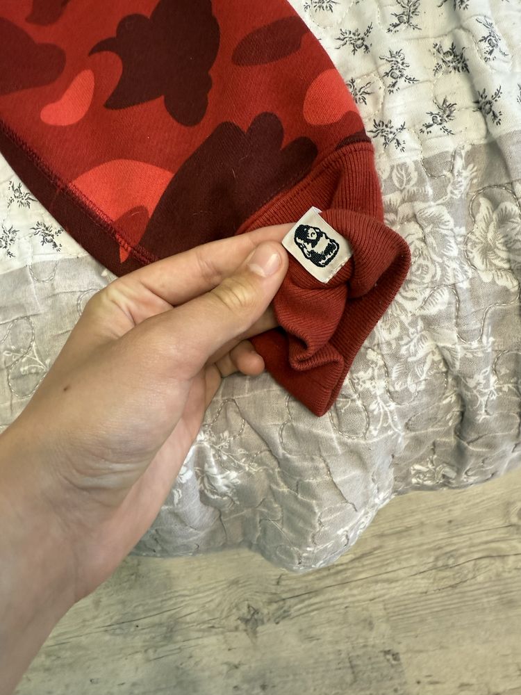 Bluza bape shark czerwona