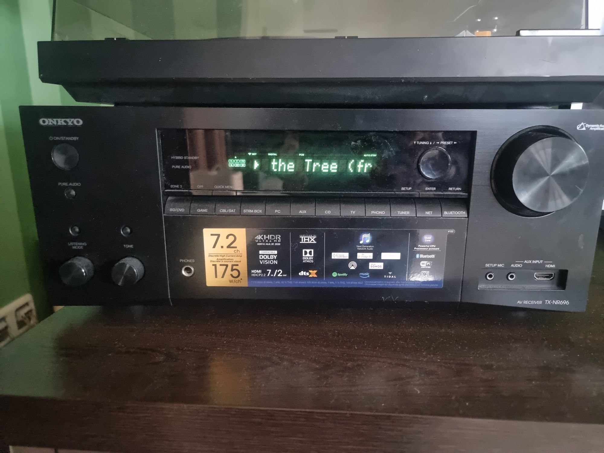Onkyo TX-NR696 amplituner wzmacniacz 7.2 kino domowe wifi Bluetooth 4K