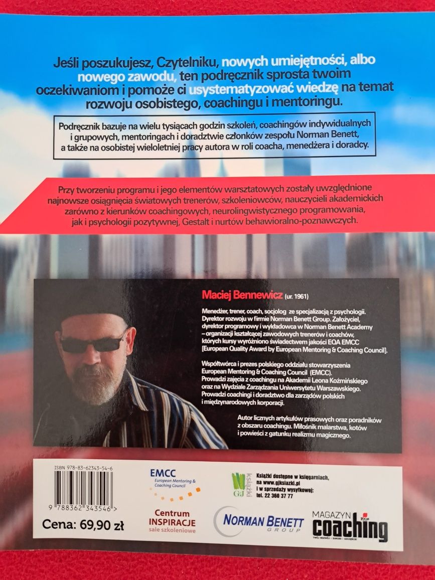 Coaching i mentoring w praktyce, M. Bennewicz, podręcznik