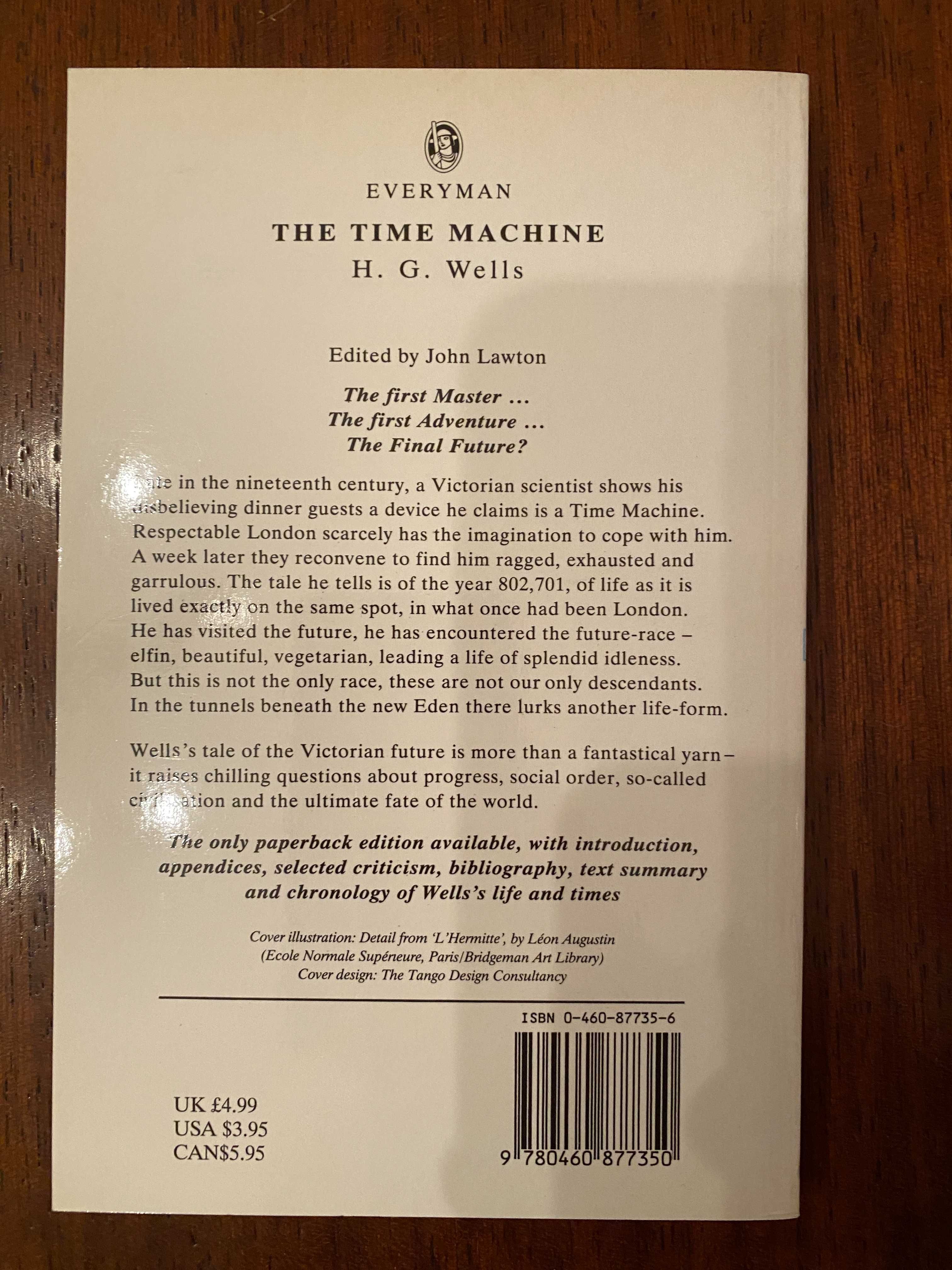 The Time Machine, de H.G. Wells