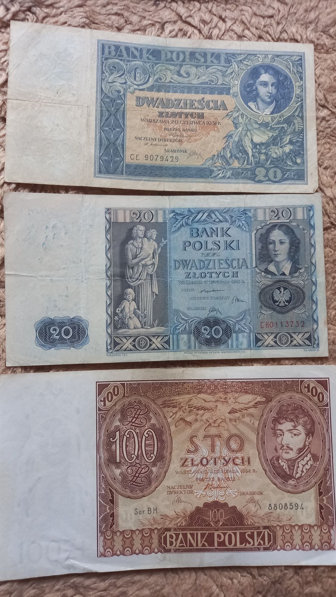 Banknoty rocznik1931