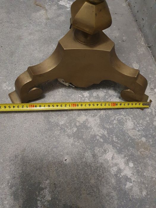 Lampa stojąca mosiężna
