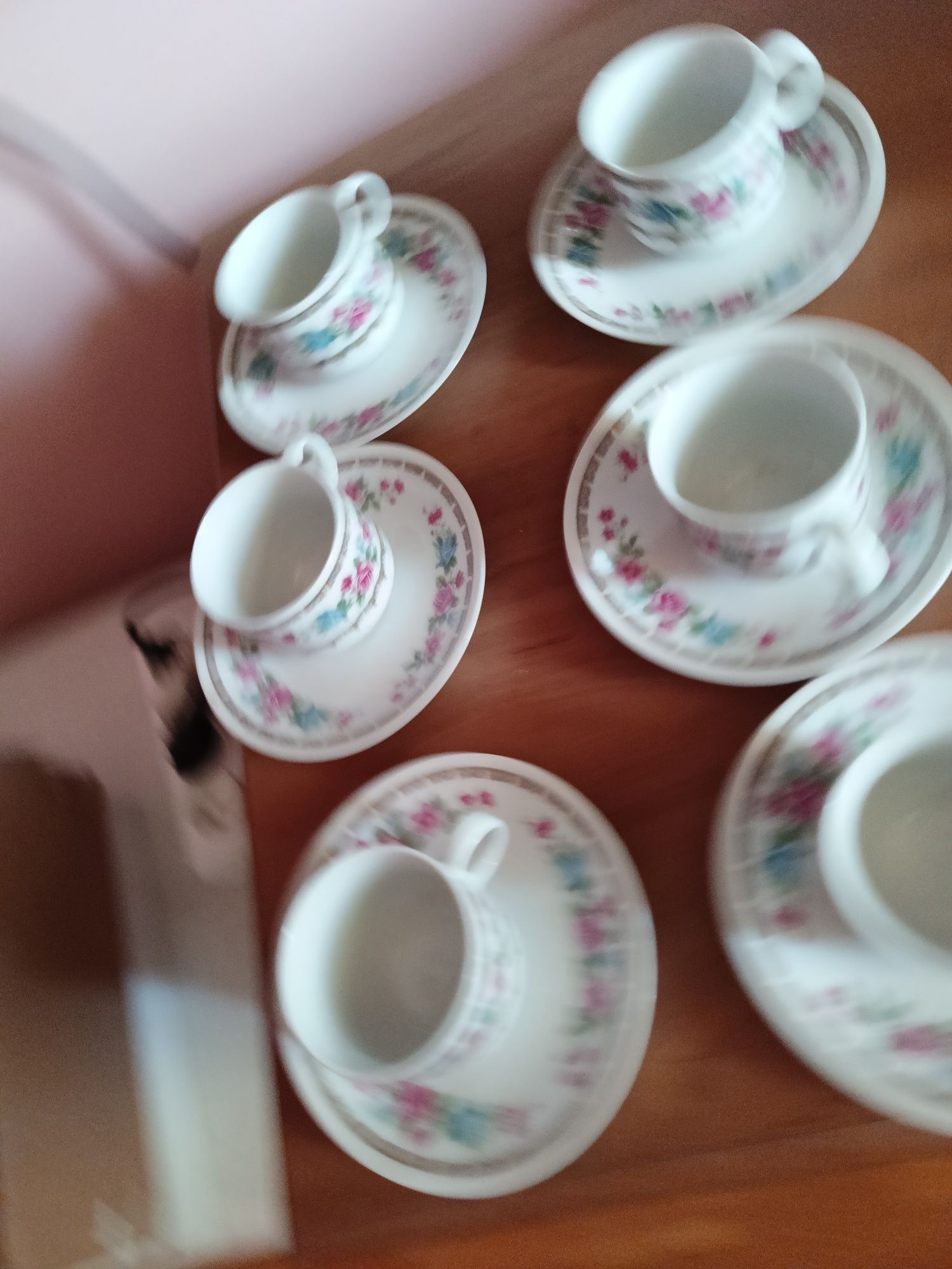 Filiżanki do espresso - 6 sztuk ,okres PRL