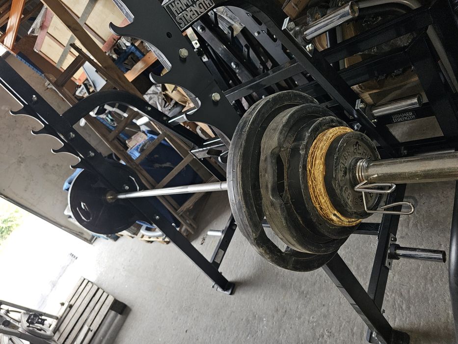 Zestaw olimpijski 115kg+Gryf 220cm 20 kg hes olymp apus