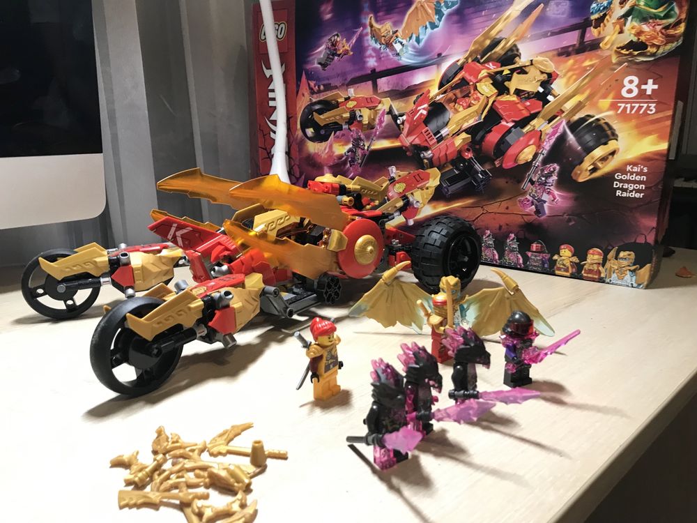 LEGO Ninjago Рейдер Золотого дракона Кая 71773