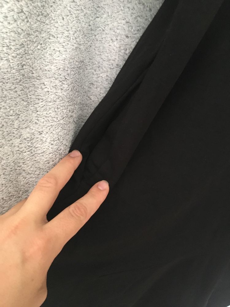 Sukienka bawełniana czarna rozmiar M/L