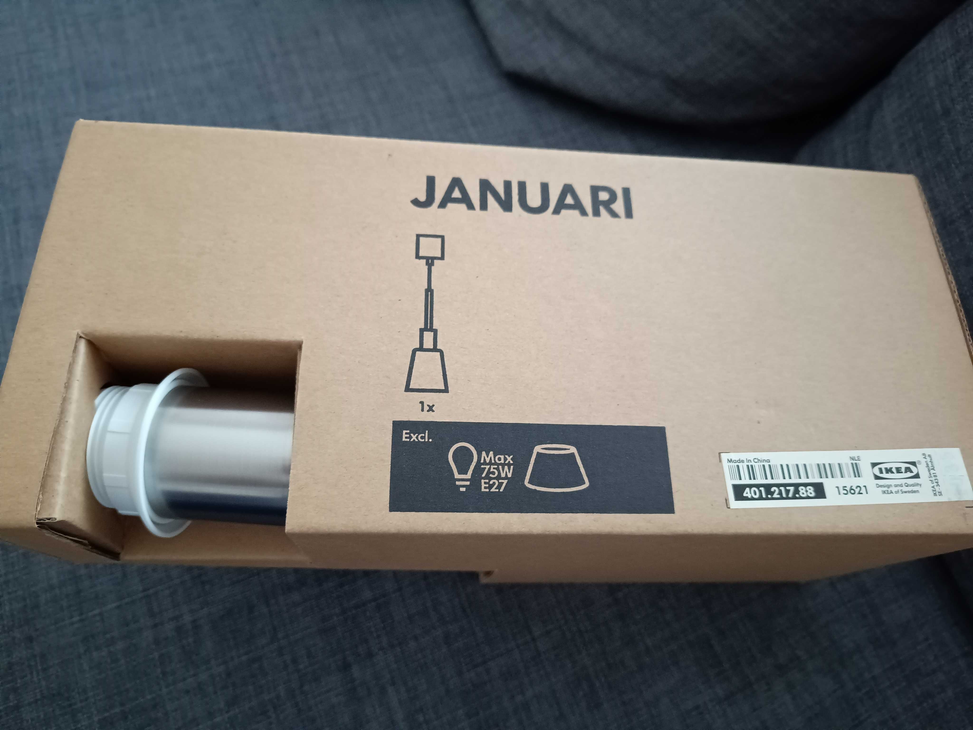 Lampa Januari Ikea z abażurem - nowa