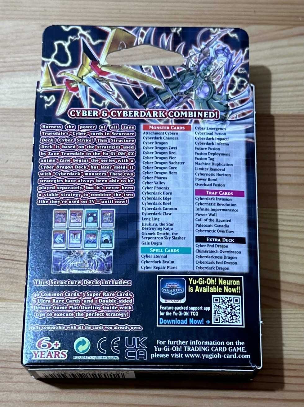 Yu Gi Oh! Trading Card Game Structure Deck Cyber Strike Novo Selado