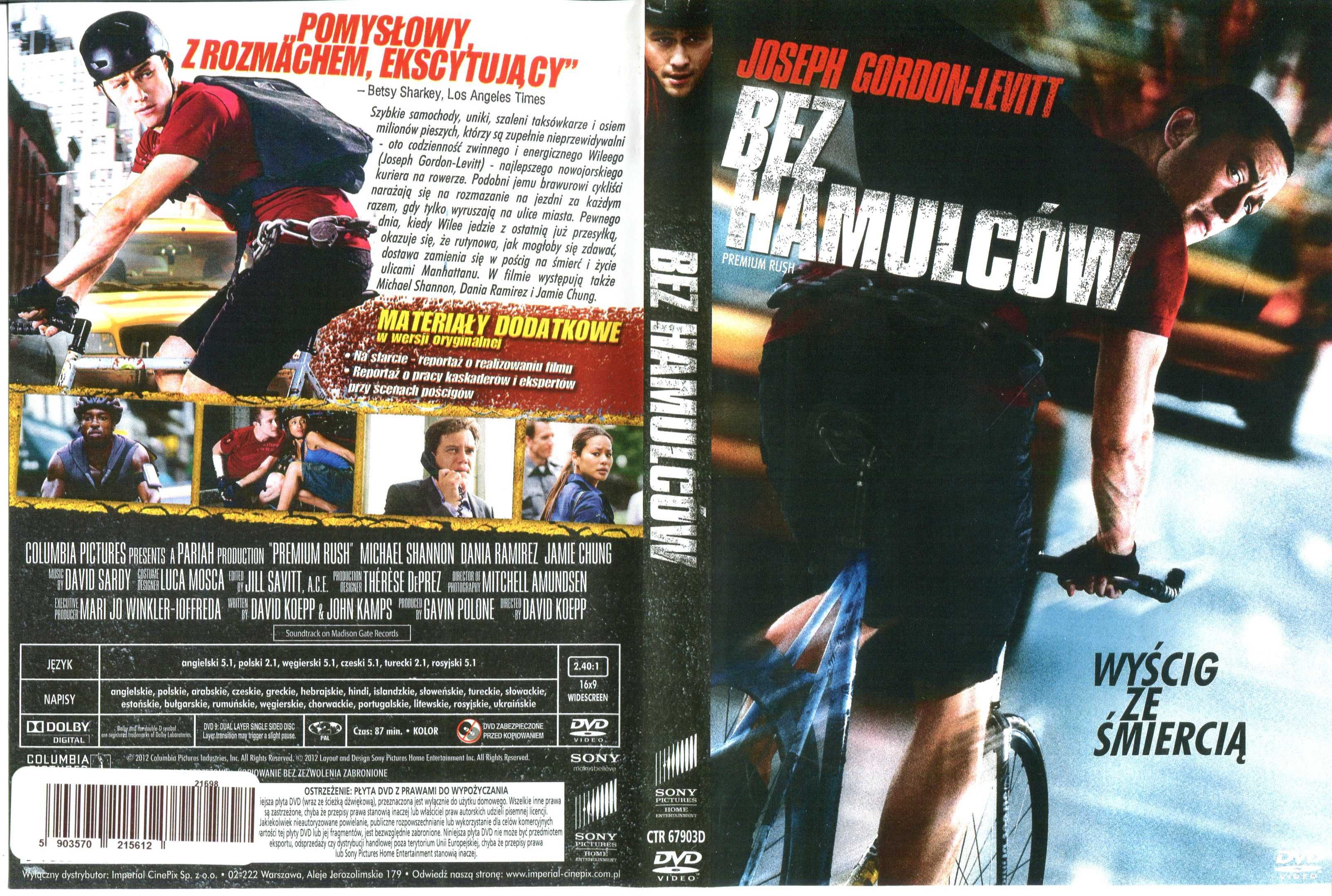 Bez hamulców dvd