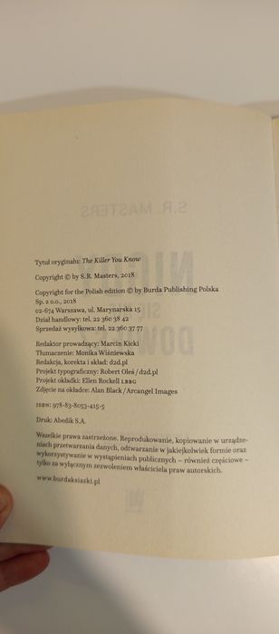 Książka pt. Nigdy się nie dowiesz