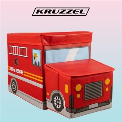 Skrzynia kufer na zabawki straż Kruzzel