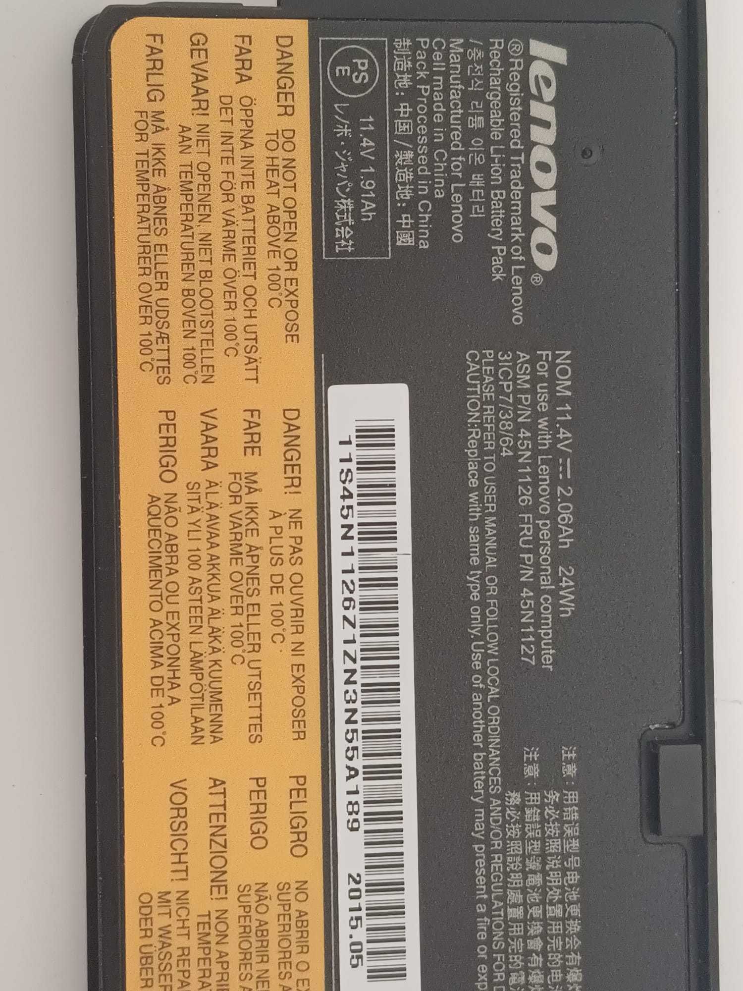 Bateria do laptopa Lenovo T460.