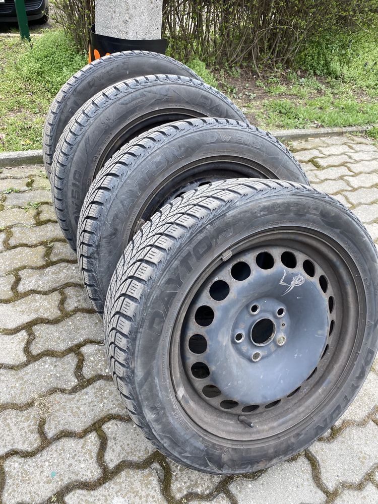Felgi stalowe z zimówkami