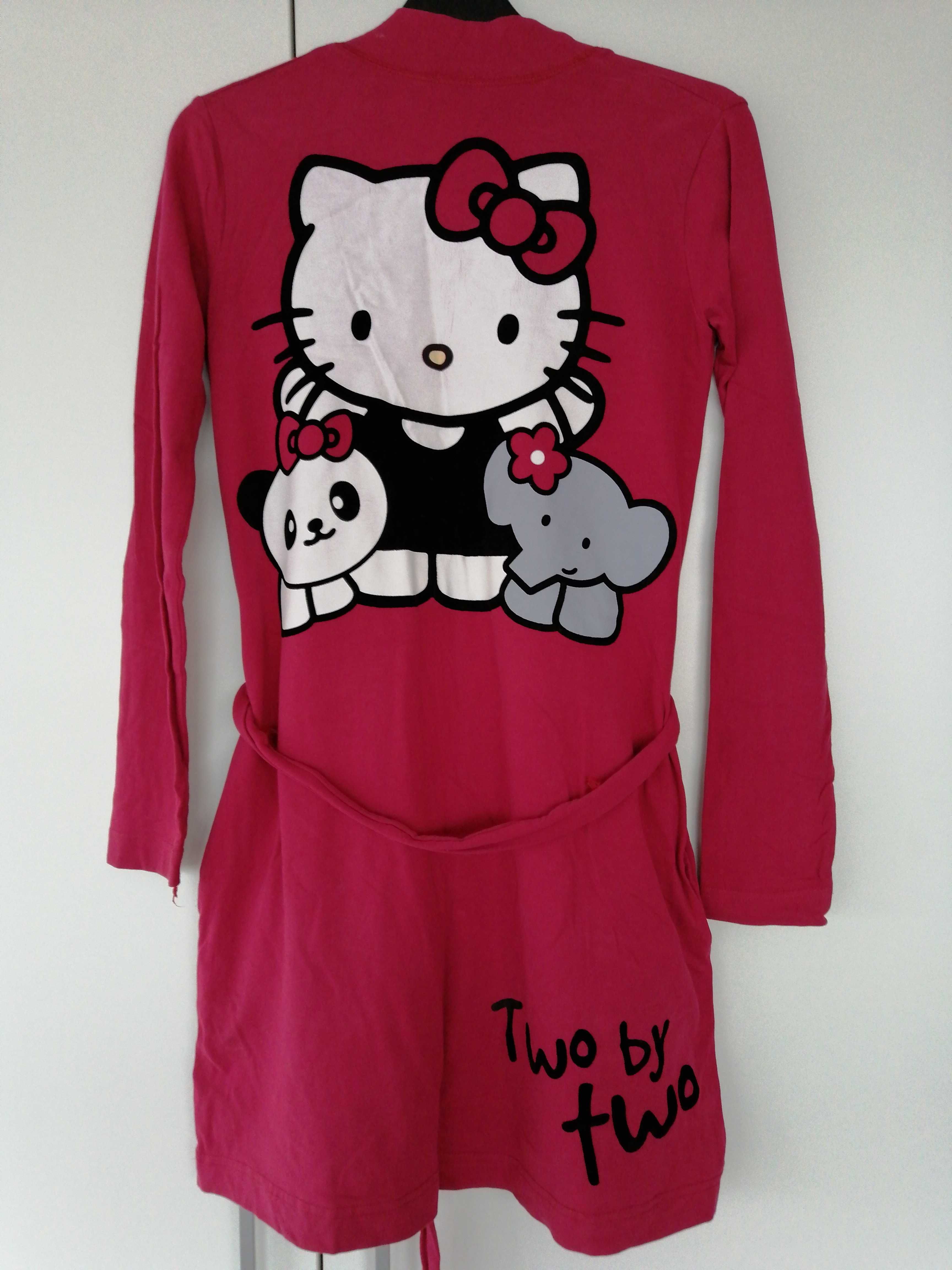 robe e camisa de dormir Hello Kitty 12 anos
