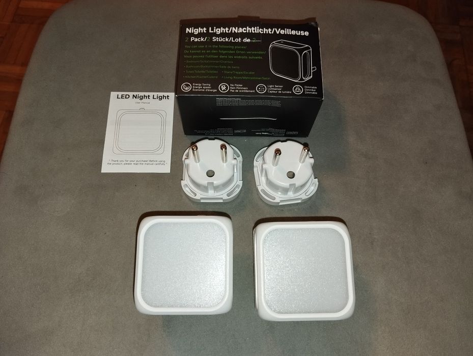 Lampki nocne z regulacją jasności