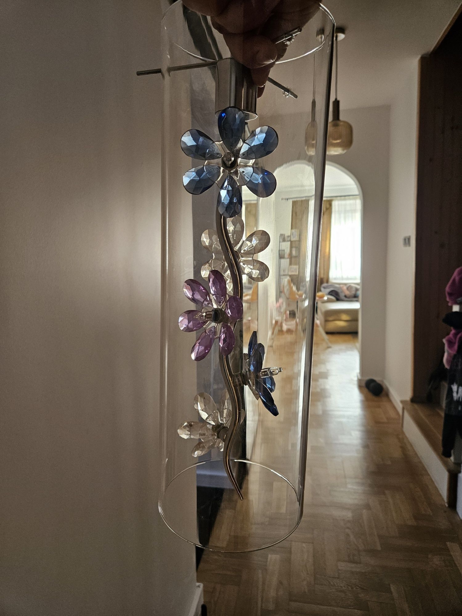 Lampa wisząca kwiaty