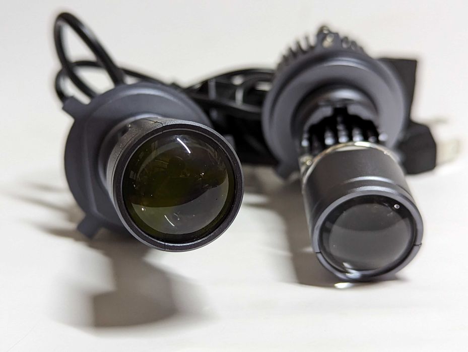 компактная Мини линза Н4, H4 с линзой вольтаж 9-12-24-32V 100 ватт LED