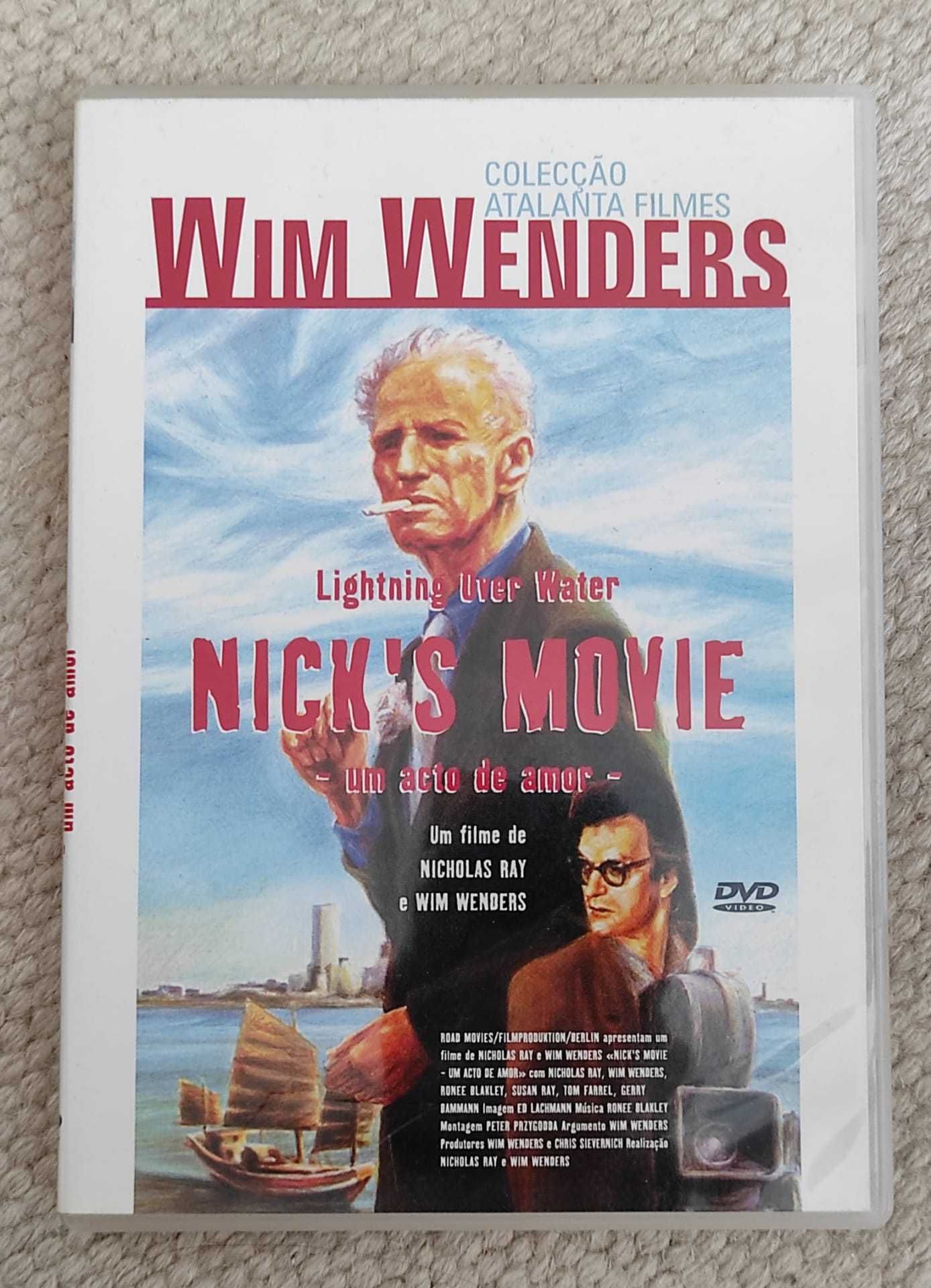 DVD “Nick's movie - Um acto de amor”, de Nicholas Ray e Wim Wenders