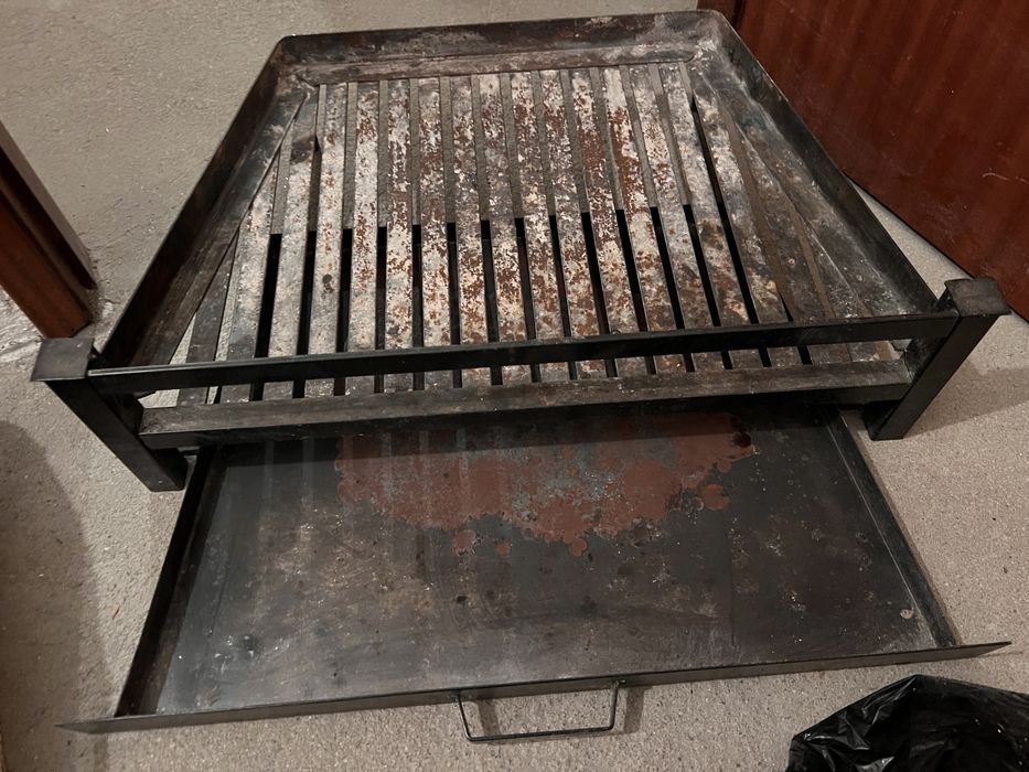 Queimador de lenha para lareira