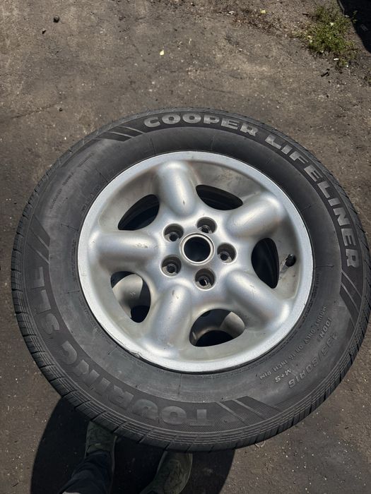 диски з резиною land rover frilander 5/114.3/16резина 235/60/16