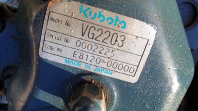 SILNIK KUBOTA VG2203 bęzynowy jak nowy g2203 koparka ciągnik ładowarka