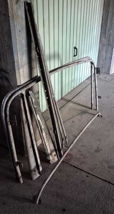 Armação capota de lona Land Rover série