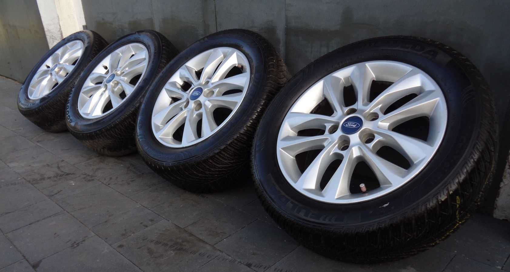 Oryginalne alufelgi FORD Mondeo 16 cali 5x108, VOLVO + opony 2024r