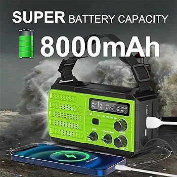 Radio akumulatorowe 8000 mAh AM, FM Givoust 3 PRO, latarka, solar