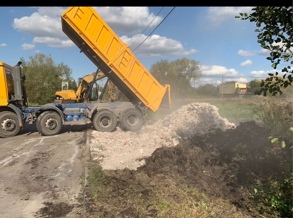 Wyburzenia rozbiorki roboty ziemne koparka