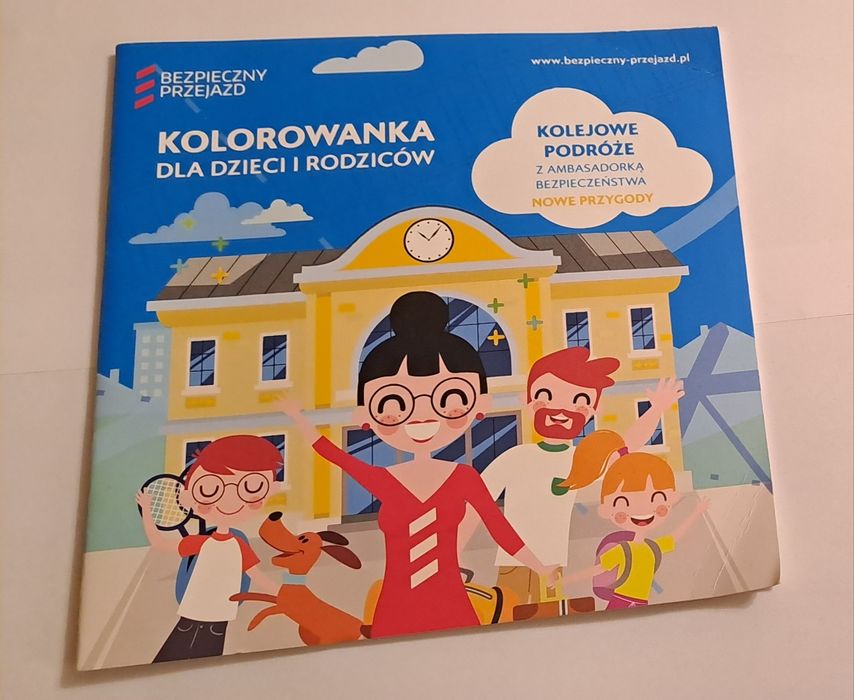 Kolorowanka PKP PLK Bezpieczny Przejazd (2)