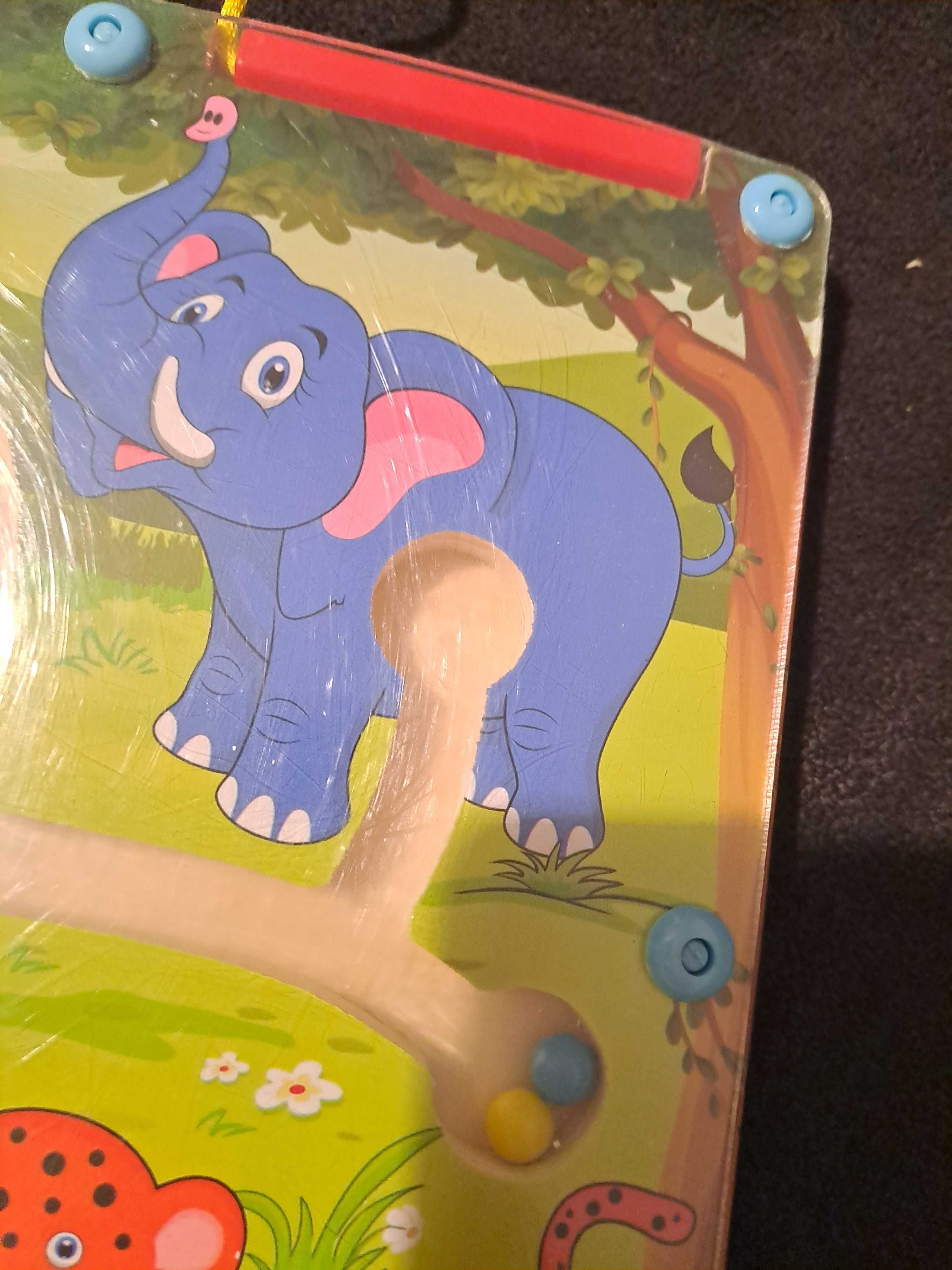 Labirynt magnetyczny, układanka magnetyczna, playtive junior