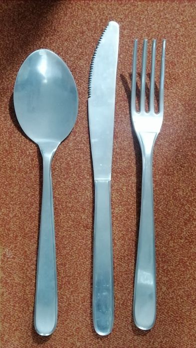 Conjunto 3 talheres XXXL em alumínio para decoração e colocação parede