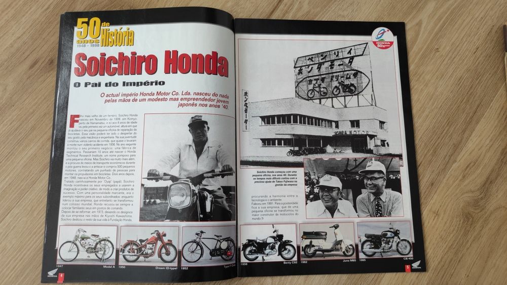 Catálogo Honda 1999 - publicidade antiga