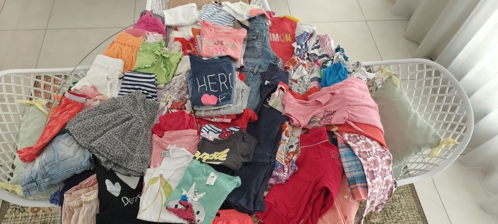 Lote de roupa menina - 5-6 anos (primavera/verão)