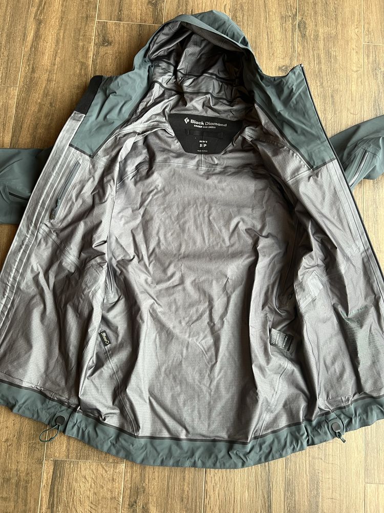 Męska kurtka Black Diamond Sharp End Shell. Rozmiar S. Gore-Tex Pro