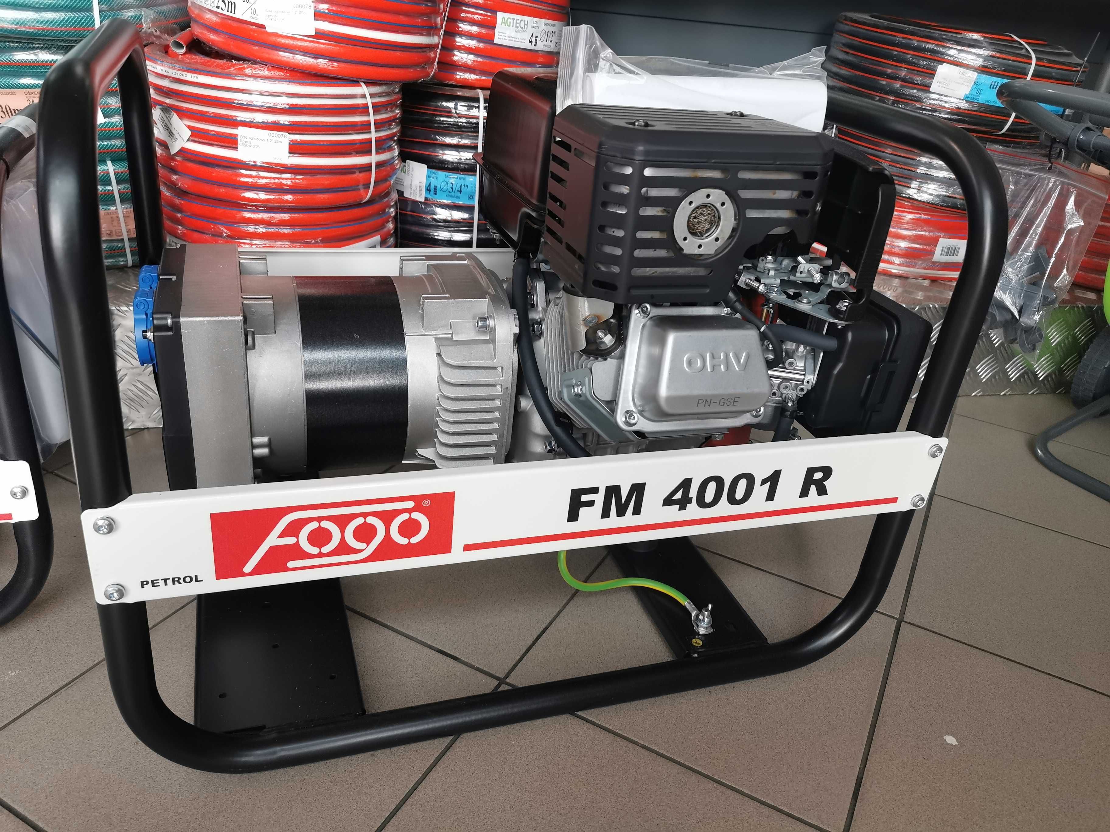 Promocja! Agregat PRĄDOTWÓRCZY Fogo FM4001R 4,2KW AVR Mitsubishi Pobra