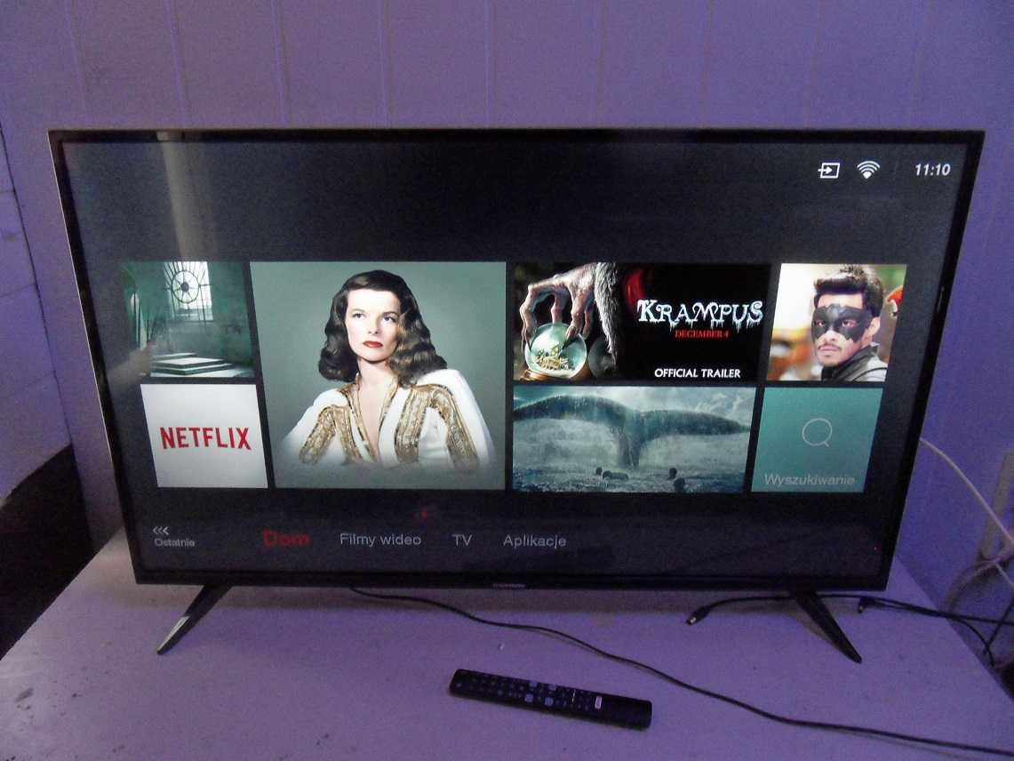 LED tv 43 " 4K Smart-tv. wi-fi dvb-t/2 hevc gwarancja