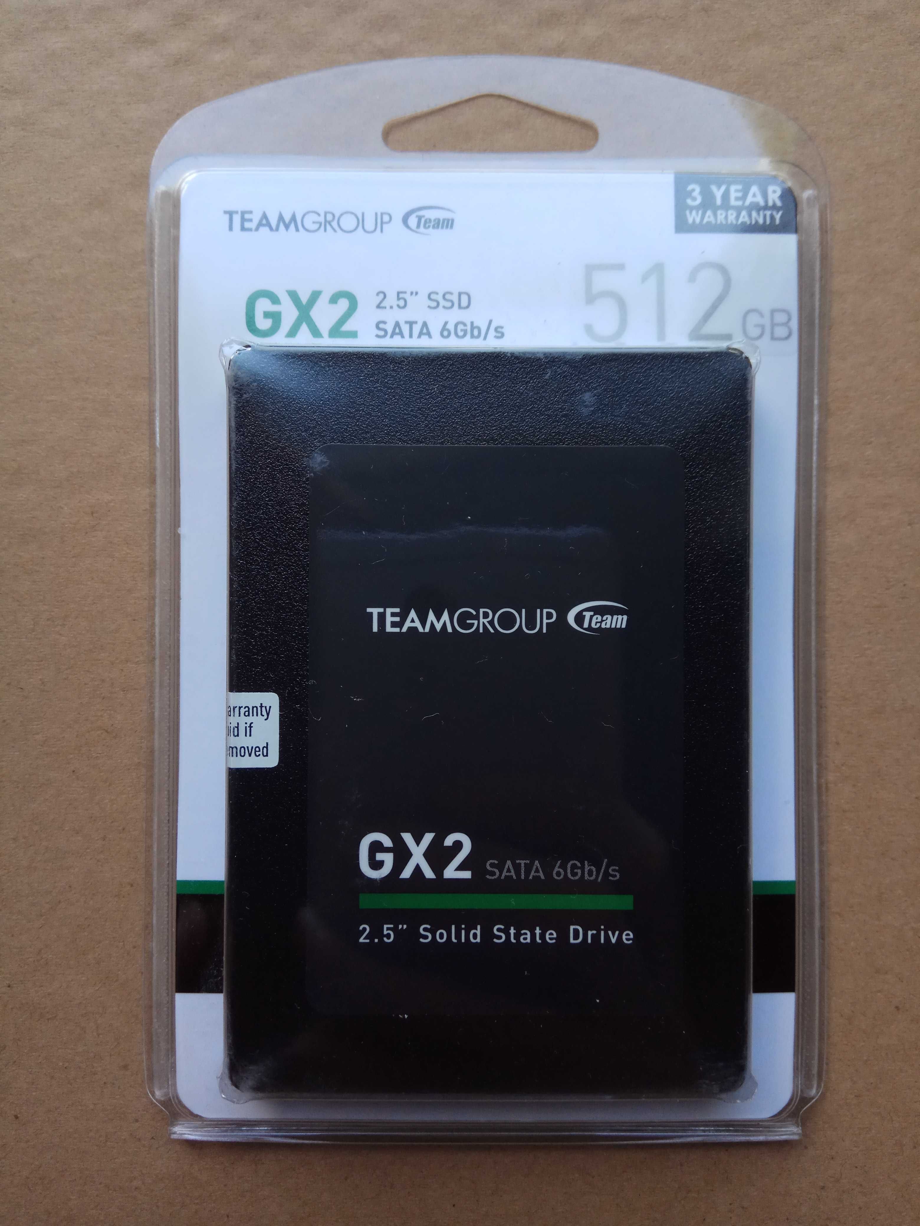 SSD Team GX2 512Gb новый ГАРАНТИЯ