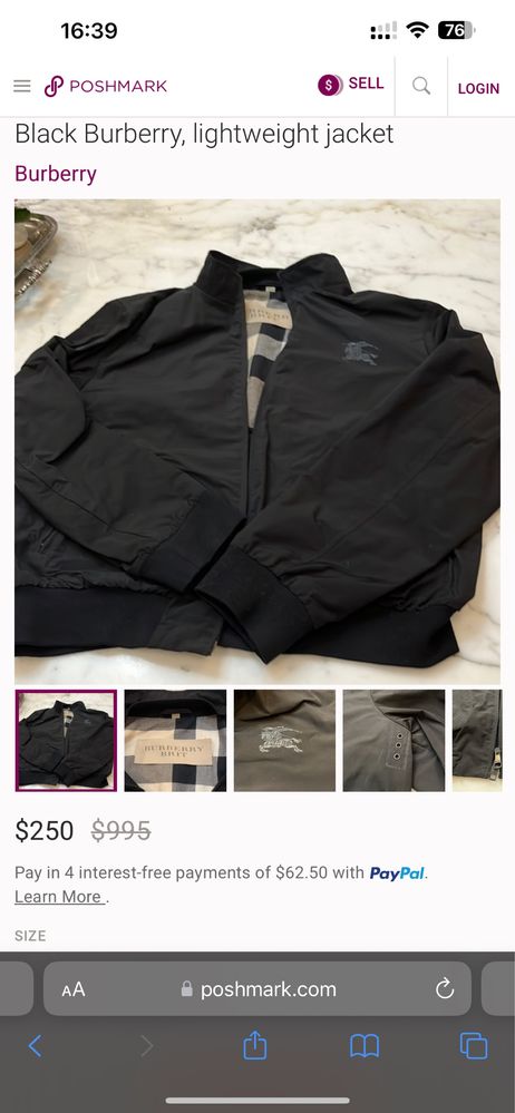 Burberry lightweight jacket,куртка,ветровка