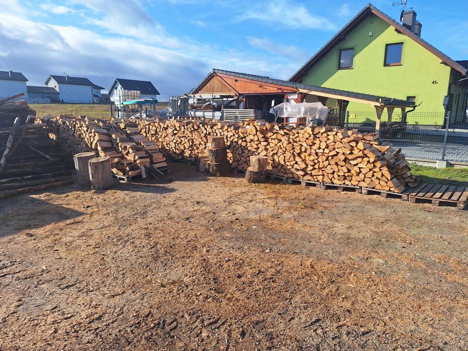 Brzoza na metry łupana