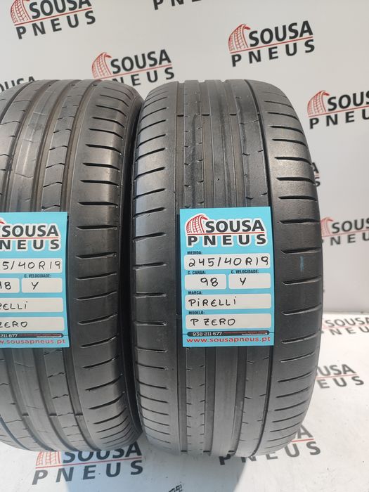 2 pneus semi novos 245-40R19 Pirelli - Oferta dos Portes