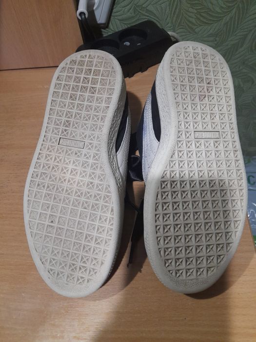 Кроссовки,  мокасины Puma suede для девочки стелька 20см