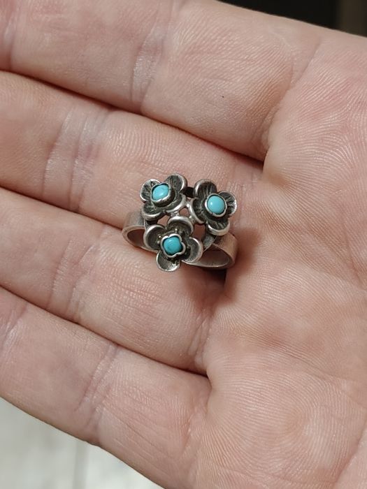 Pierścionek Warmet niezapominajki