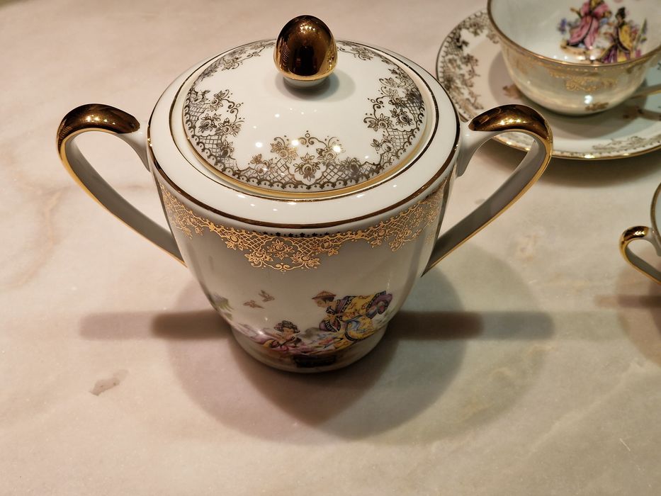 Serviço de café Porcelana de Limoges