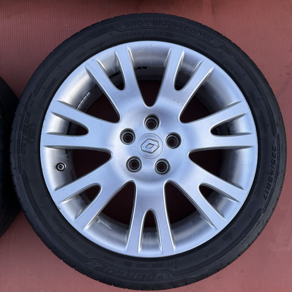 Oryginalne alufelgi 17 Renault z czujnikami ciśnienia 7x17 5x108 wysył