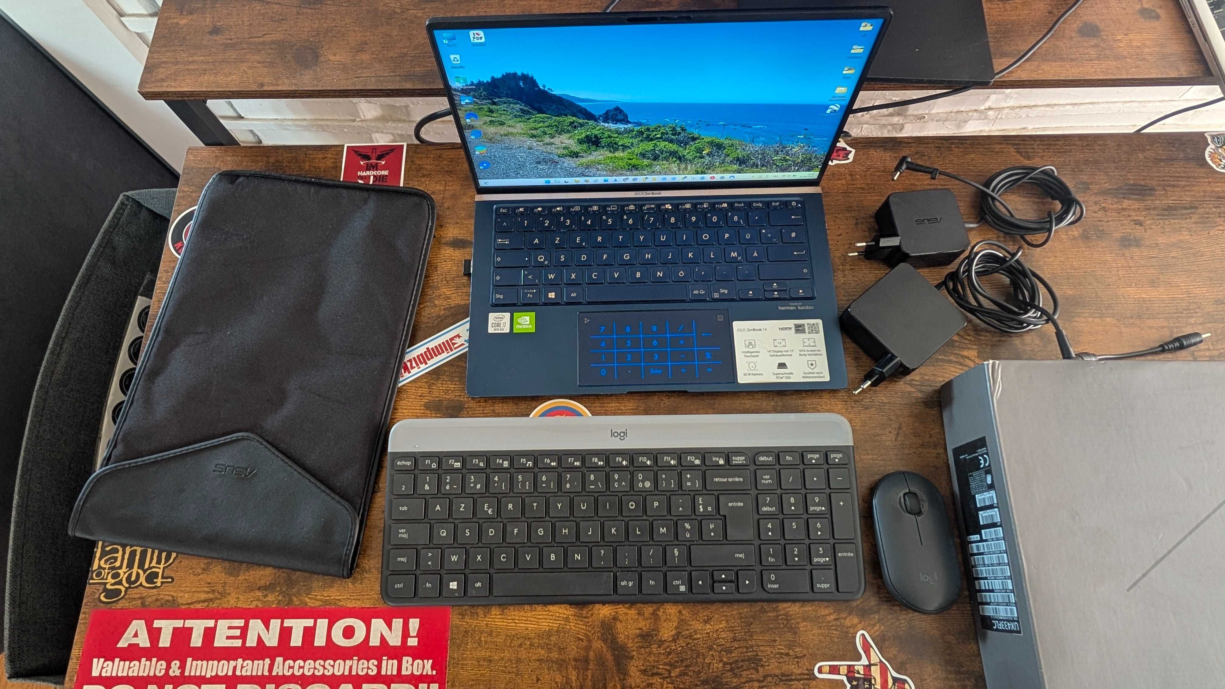 Portátil ASUS Zenbook (UX434FLC) i7 - 10ª Geração