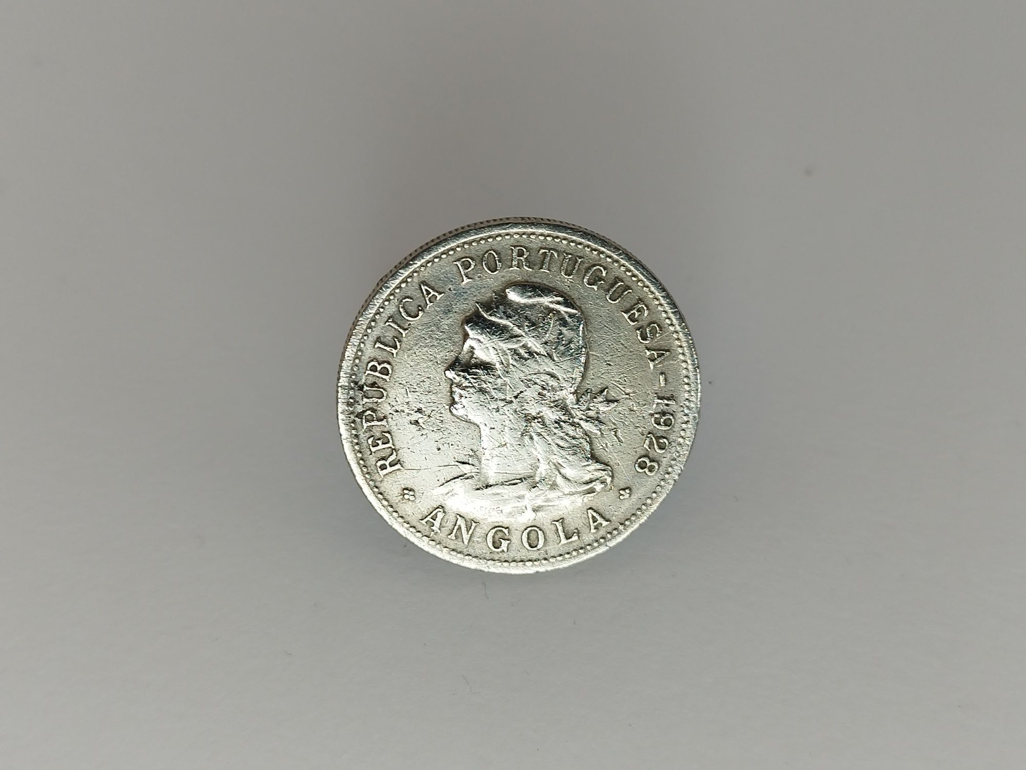 Moeda 50 centavos 1928, Republica Portuguesa - Angola