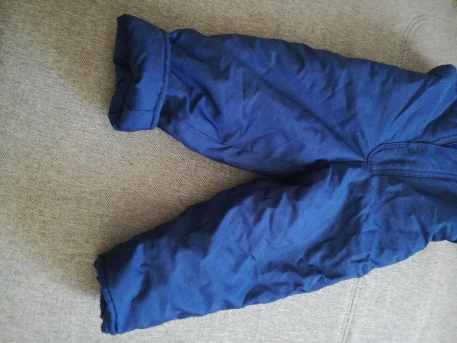 Komplet kurtka + spodnie zimowe dla chłopca roz 80 cm