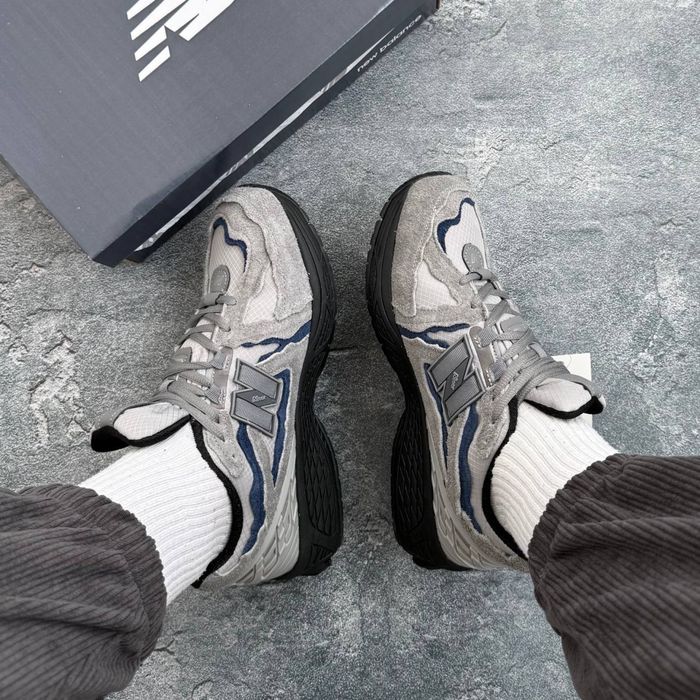 Кросовки New Balance 1906D Grey/Blue GORE-TEX (Термо)